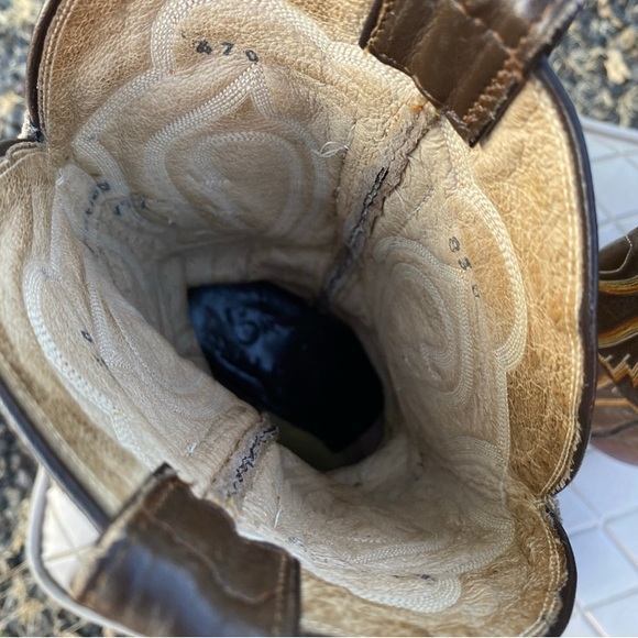 Gorgeous Women’s Chocolate Brown Teju Lizard Dressy Western Boots - 7.5 - Picture 7 of 9